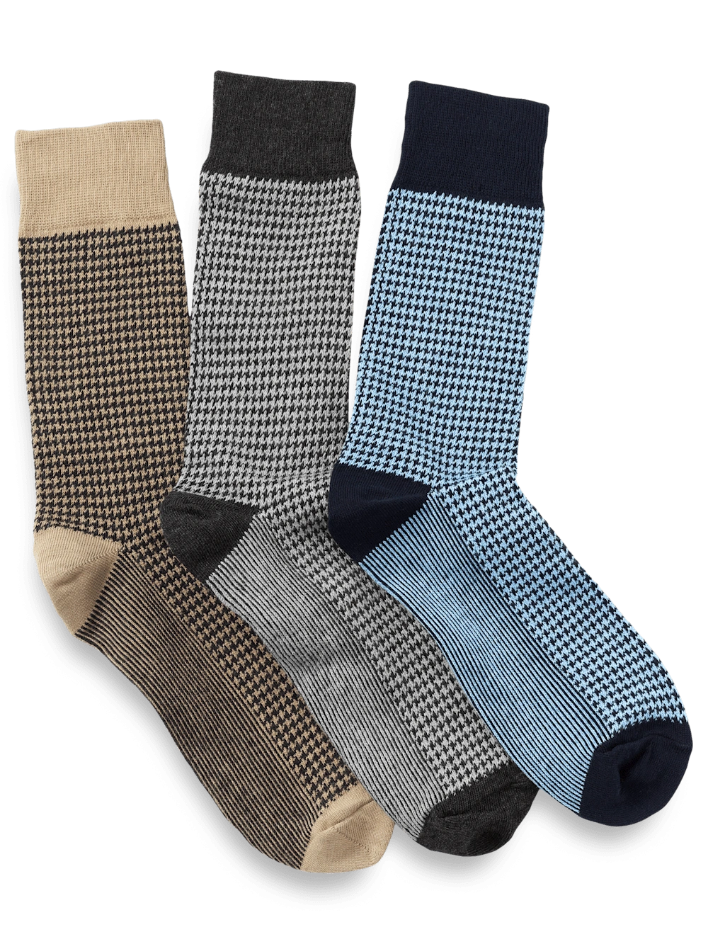 3 Pack Cotton Blend Socks: Värikäs sukkapaketti, pehmeä kosketus, mukava jokapäiväiseen käyttöön!